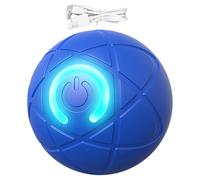 Jouet Pour Chien À Bille Roulante - Jouet Interactif Pour Chien USB De 2,05 Pouces, Boule Roulante Électrique Mobile En TPE, Support Interactif Automatique Pour Animaux De Compagnie Avec Lumière LED P