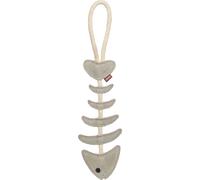 Jouet pour chien arête de poisson sur corde en cuir Trixie Gris 43 cm