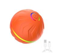 Jouet pour chien avec boule roulante, boule interactive pour chiens, balle automatique de jouet pour animaux de compagnie | Lanceur de boules rechargeable par USB pour chien, jouets d'enrichissement