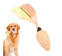 Jouet pour chien avec cône de pin, jouet à mâcher avec cône de pin - Jouet à mâcher pour chien avec corde grinçante et bandes pour la dentition | Jouet doux et durable pour animaux de compagnie pa