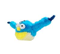 Jouet pour chien Blue Bird - Jouets de voiture rechargeables par USB, jouets interactifs à grincement automatique pour animaux de compagnie
