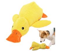 Jouet Pour Chien Canard Apaisant, Canard Apaisant Pour Chien Doux Avec Couineur Doux, Jouet Pour Chien Canard Charlatan, Jouet Pour Chien Canard Jaune Pour Chiens De Grande Et Petite (Jaune, S)