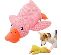 Jouet Pour Chien Canard Apaisant, Canard Apaisant Pour Chien Doux Avec Couineur Doux, Jouet Pour Chien Canard Charlatan, Jouet Pour Chien Canard Jaune Pour Chiens De Grande Et Petite (Rose, S)