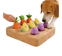 Jouet Pour Chien Carotte,Tapis Interactif avec Son | Jouets puzzle olfactifs en forme de carotte pour animaux,pour Combattre l'Ennui pour Chien et Chat, Petit Moyen Grand, Maison Voyage Extérieur