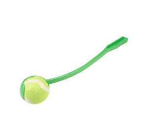 Jouet pour chien catapulte lanceuse de balles de tennis Duvoplus Vert 8x6x40 cm