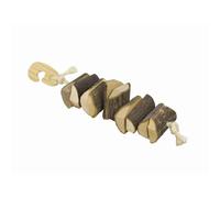 Jouet pour chien chaîne en bois à grignoter Nobby Pet Marron 25 cm