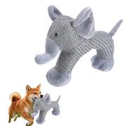 Jouet pour chien, compagnon de safari en lin, animaux couineurs, tissu en lin robuste, soulage l'ennui et l'anxiété chez les chiens, indestructible avec couineur, velours côtelé durable, pour chiens