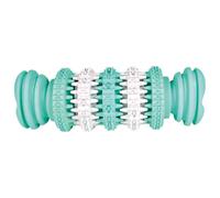 Jouet pour chien en caoutchouc naturel Trixie Denta Fun os Vert TU