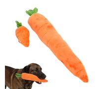 Jouet pour Chien en Carotte géante, Peluche Solide de 29 Pouces avec couineur et bruissement, Jouets à mâcher Contre l'ennui pour Chiens Petits, Moyens et Grands S+L