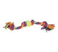 Jouet pour chien en corde à balle de tennis Zolux Rainbow Multicolore 60 cm