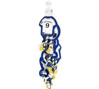 Jouet pour chien en corde au design exclusif du Real Madrid, fabriqué avec des matériaux ultra résistants qui garantissent une longue durabilité, parfait pour les chiens de toutes races et tailles.