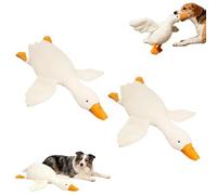 Jouet pour Chien en Forme de Canard Blanc, 49,8 cm. Jouet en Peluche très Grand en Forme d'oie, Les Meilleurs Accessoires pour Animaux, pour Que Les Chiens puissent mâcher et Jouer. 2pcs 90cm