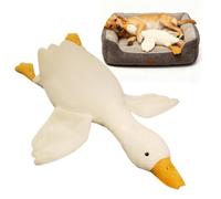 Jouet pour chien en forme de canard | Pour enrichir les grands chiots blancs, jouet canard blanc, soulage l'ennui, l'exercice, l'entraînement social, à l'intérieur tout en préservant sa structure.