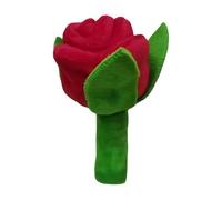 Jouet pour chien en forme de fleur, rose à mâcher, jouet interactif avec prise en main douce, entraînement du chiot avec son engageant, accessoire pour animaux de compagnie, outil d'enrichissement