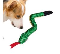 Jouet pour chien en forme de serpent, animaux mignons en peluche pour chiens de luxe à mâcher | Jouet pour chiot résistant à la morsure avec du papier qui sonne
