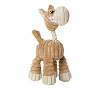 Jouet pour chien en peluche Hunter Huggly Zoo Marron Coton Girafe