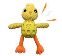 Jouet pour chien en peluche - Jouet à mâcher pour chien - Jouet couineur interactif pour chiots et petits chiens - Doux et robuste - Pour le jeu - Favorise l'activité et l'occupation