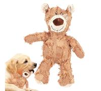 Jouet Pour Chien En Peluche, Ours Couineur Robuste Interactif Et Résistant, Avec Son Animal En Peluche Pour Chien Incassable, pour Mastiqueurs Invétérés, Races Petites et Moyennes, Enrichissement Dent
