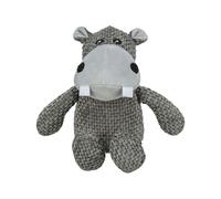 TRIXIE Hippo - Jouet en peluche pour animaux de compagnie | Peluche douce et câline avec couineur intégré | Jeu interactif et confortable | Jouet à mâcher doux et confortable pour toutes les races