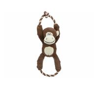 Trixie Jouet Pour Chien Singe 40 Cm Avec Corde & Son, Robuste Pour Chiens