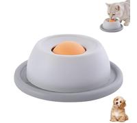 Jouet pour chien et chat - Tapis de léchage pour chien - Nourriture humide - Avec ventouse - Jouet pour animaux de compagnie - Balle à lécher pour chien - Jouet puzzle pour les ennuis (A)