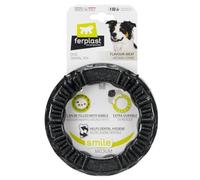 Ferplast Jouet pour chien Crazy Bell – Distributeur de friandises, caoutchouc naturel – Orange