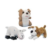 Jouet pour chien figurine en latex Nobby Pet Hund Bär Oder Schaf Blanc 5x7 cm