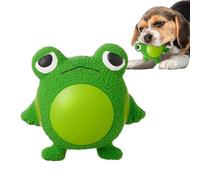 Jouet pour chien grognant, jouets à mâcher pour chien couineur - Jouet drôle mignon de boule de latex,Petit couineur sensoriel à presser, balles en latex pour chiens, forme de grenouille poire