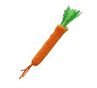 Jouet Pour Chien Indestructible Chat interactif en forme de carotte équipé d'un bâton à mâcher peut apaiser les animaux qui broient. Simulation de chat en forme carotte. Légume ( Orange, 24cm)