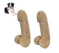 Jouet pour chien indestructible en forme d'os de pénis, jouet à mâcher en peluche sexy et durable pour chiots, jouets en peluche pour chiens de grande taille et agressifs, pour la dentition des chiens