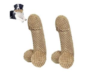 Jouet pour chien indestructible en forme d'os de pénis, jouet à mâcher en peluche sexy et durable pour chiots, jouets en peluche pour chiens de grande taille et agressifs, pour la dentition des chiens