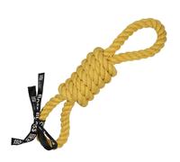 Jouet pour chien jeu corde 2 boucles Ebi Tug Life Jaune 52x10x10 cm