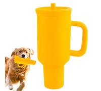 Jouet pour chien - Jouet à mâcher pour chien en forme de tasse | Jouet couineur pour chien - Bouteille d'eau réaliste interactive avec effets sonores amusants avec son d'oiseau pour accompagner