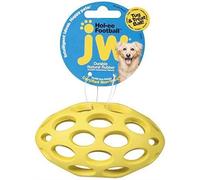 Jouet pour chien - JW Pet Company - Hol-ee Football - Caoutchouc naturel - Taille 5 - Couleurs variées