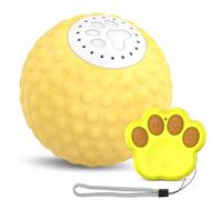 Jouet pour chien, lapins et animaux de compagnie avec télécommande en silicone + ABS IP54 Mode amusant Mode ordinaire Batterie 260 mAh 5 V Charge Veille 8 jours Travail toujours 3,2 heures Comprend