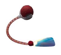 Jouet pour Chien Mobile,Jouet Évolué pour Chaton avec Queue en Filet Élastique | Accessoires pour Animaux Exercice et Dressage Griffoir Sol