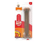 Nylabone Dura Chew Extreme Tough Dog Chew Toy Bone, Bacon Flavour, L, for Dogs U