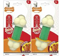 Jouet pour chien Nylabone Extreme Chew - Double Action Chew - Bacon XL Blanc XL