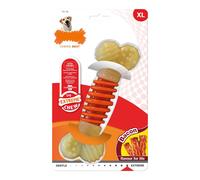 Jouet pour chien Nylabone Extreme Chew Pro Action Blanc Rouge Bacon L