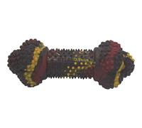 Nylabone Jouet dentaire Strong Chew - os en caoutchouc robuste, goût cheeseburger bacon, M (≤16kg)