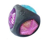 Jouet pour chien - OKUMGGYJ - Balle LED avec couineur - Taille moyenne - Utilisation intérieure