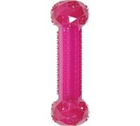 Jouet pour chien os TPR POP STICK 25cm rose Zolux