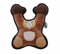Jouet pour chien ours en colère Duvoplus Marron 26x20x9 cm