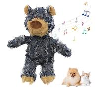 Jouet pour chien ours robuste et indestructible, nouveau compagnon interactif pour chien 2025 pour nettoyer les dents | Jouets d'ours en peluche à mâcher pour chiens grinçants, pour petits et grands