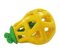 Jouet pour chien poire souple en TPR Nobby Pet Jaune 13 cm