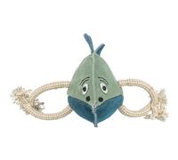 Jouet pour chien poisson sur corde en cuir Trixie Vert 28 cm