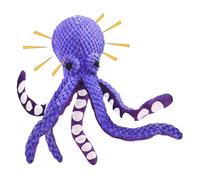 Jouet pour chien poulpe - jouet à mâcher interactif en peluche doux, support de dentition cyclante, design ludique et durable | idéal pour la caisse de voyage, l'entraînement en ca