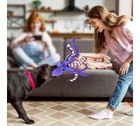 Jouet pour Chien Poulpe, Jouets en Peluche pour Chiens, Jeu Interactif De Dentition avec Son Couchant pour Piscine Intérieure Plage Et Temps De Jeu