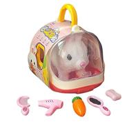 Jouet pour chien qui marche pour , jouet interactif en peluche pour animaux de compagnie - Jouets pour chiots pour | Jouets pour robot chien, réalistes, comprend une valise pour la célébration d'un an