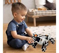 Jouet pour chien robot télécommandé, jouet pour chien robot pour , voiture acrobatique rotative à 360° avec lumière, musique et spray | Jouets de voiture électriques, jouet de voiture à